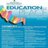 The international conference “EDUCATION AND PEACE” – October 3rd 2015 – Brescia – Italy